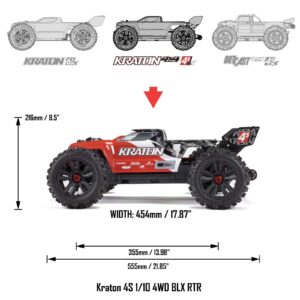 KRATON 4X4 4S V2 BLX Speed Monster Truck RTR - Image 8