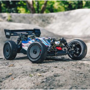 TLR Tuned TYPHON 6S 4X4 BLX Buggy RTR, Red/Blue - Image 10