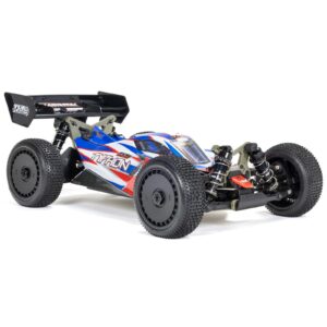 TLR Tuned TYPHON 6S 4X4 BLX Buggy RTR, Red/Blue - Image 2